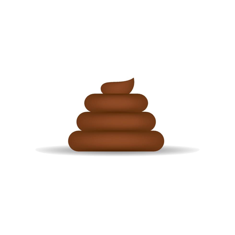 Poo vector icon illustration design