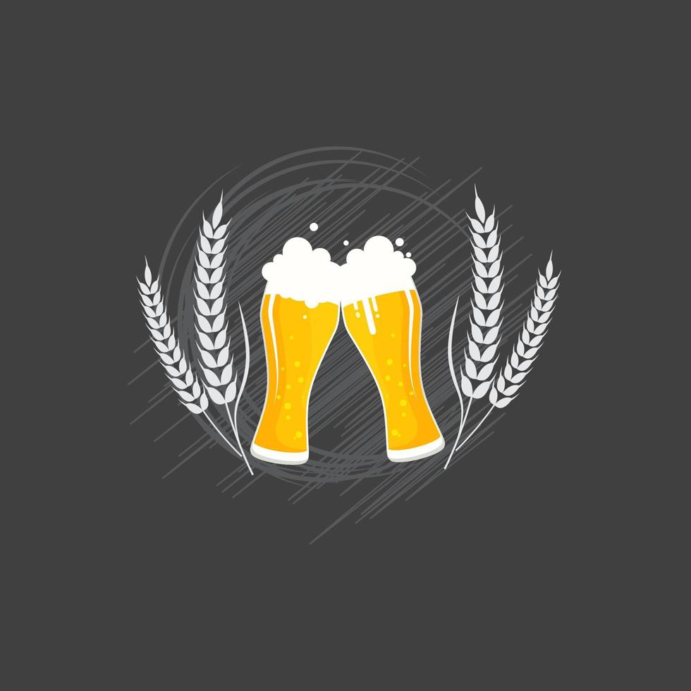 Beer craft vector illustration design