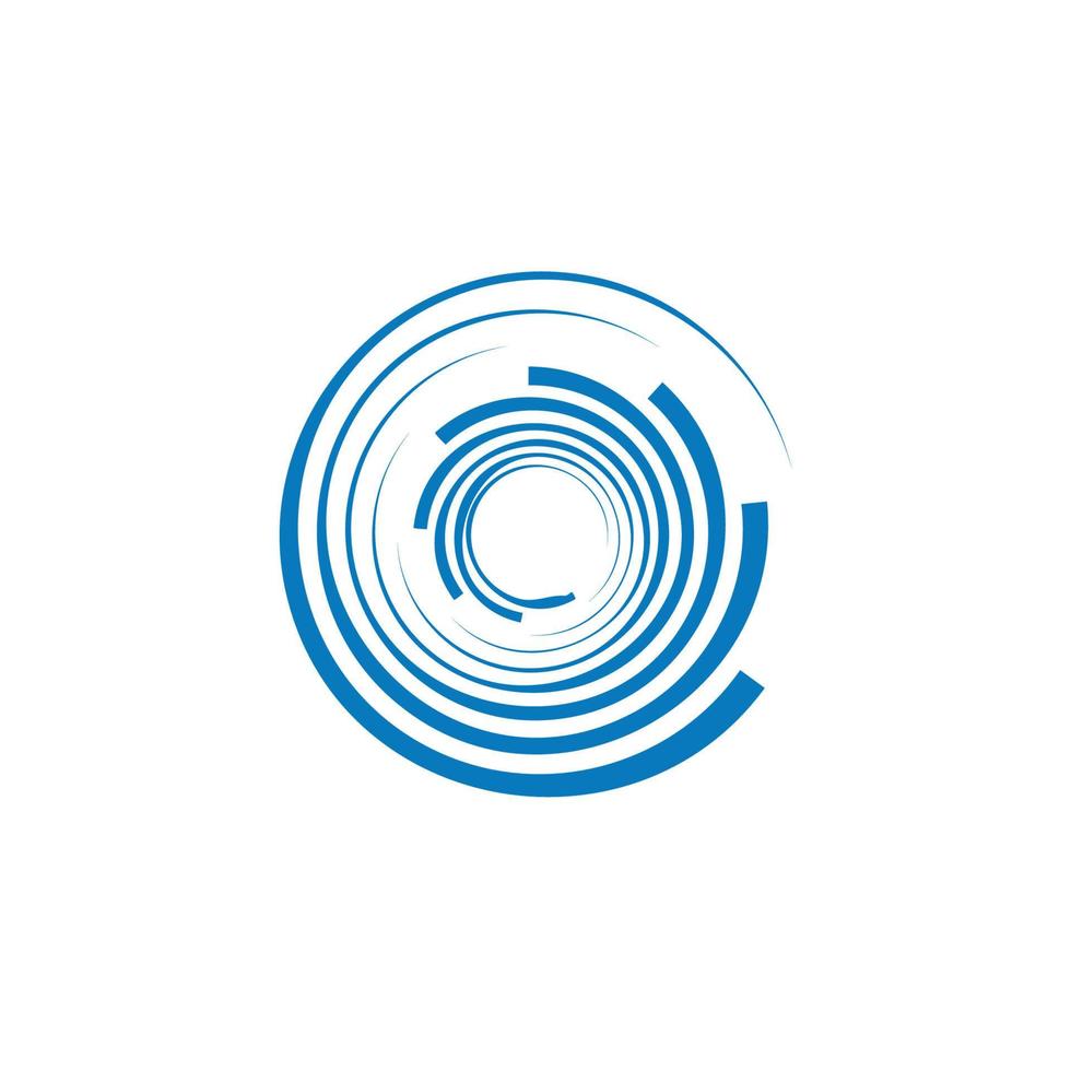 Spiral icon Template vector