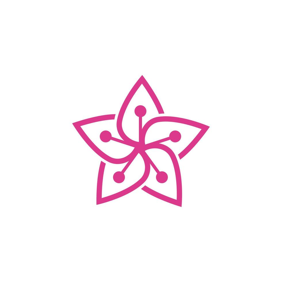 flower vector icon design