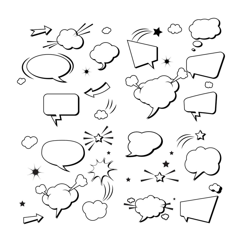 Comic Book  Design Element Vector
