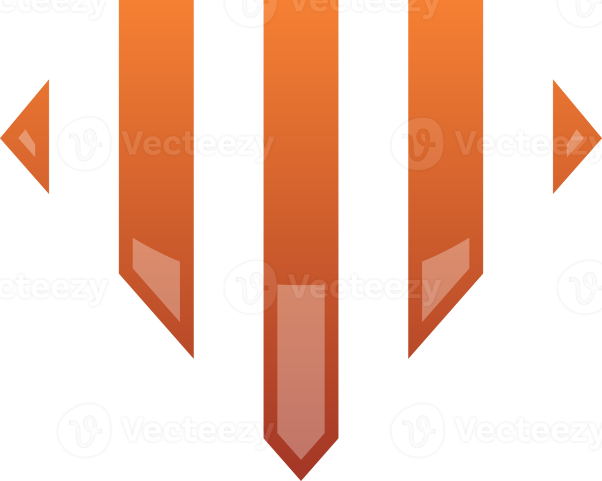 illustration abstraite du logo de la ligne du pentagone dans un style branché et minimaliste png