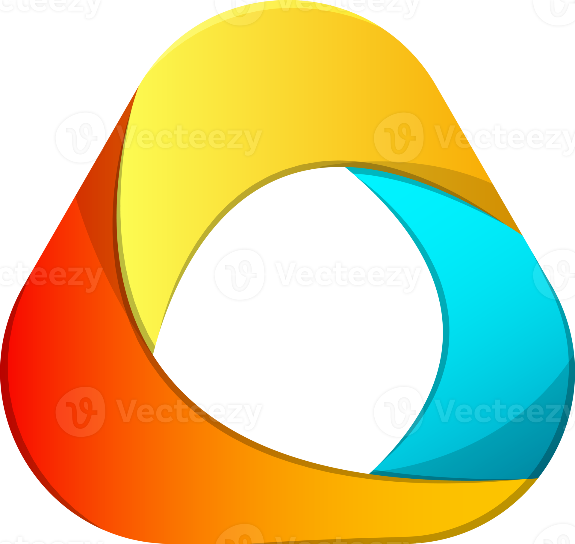 Abstract triangle and circle logo in trendy and minimal style 13775141 PNG