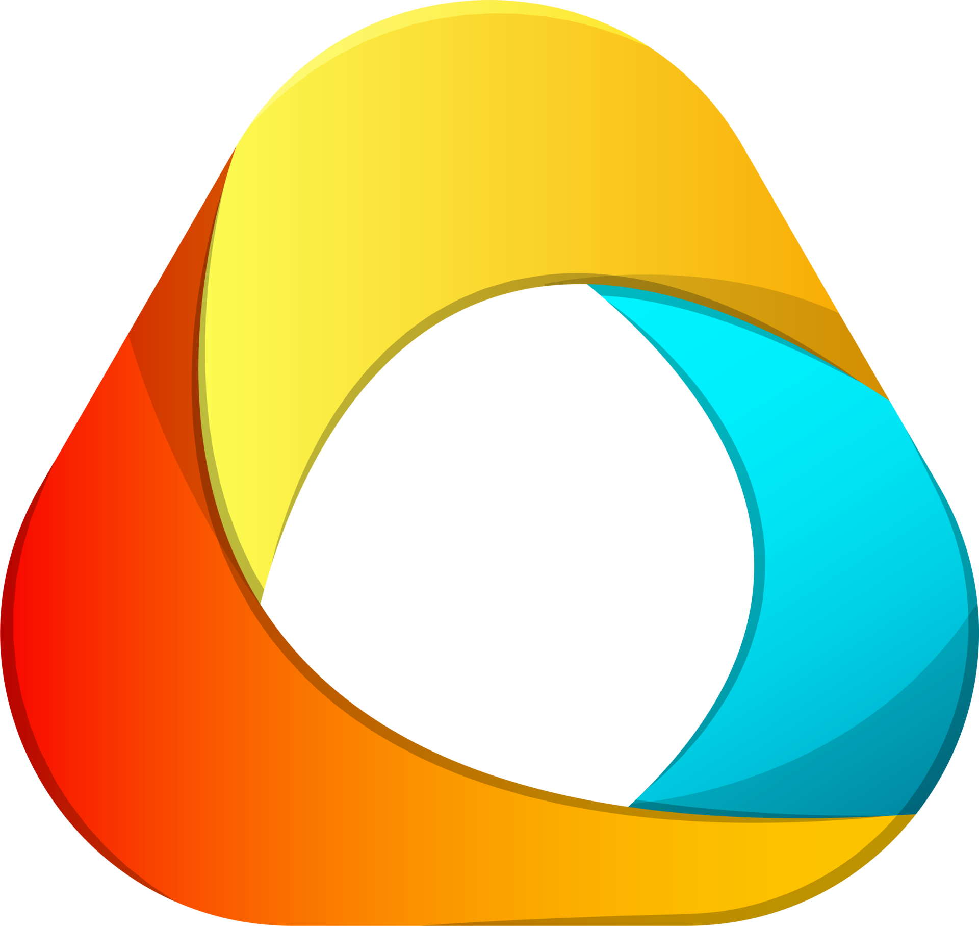 Abstract triangle and circle logo in trendy and minimal style 13775141 PNG