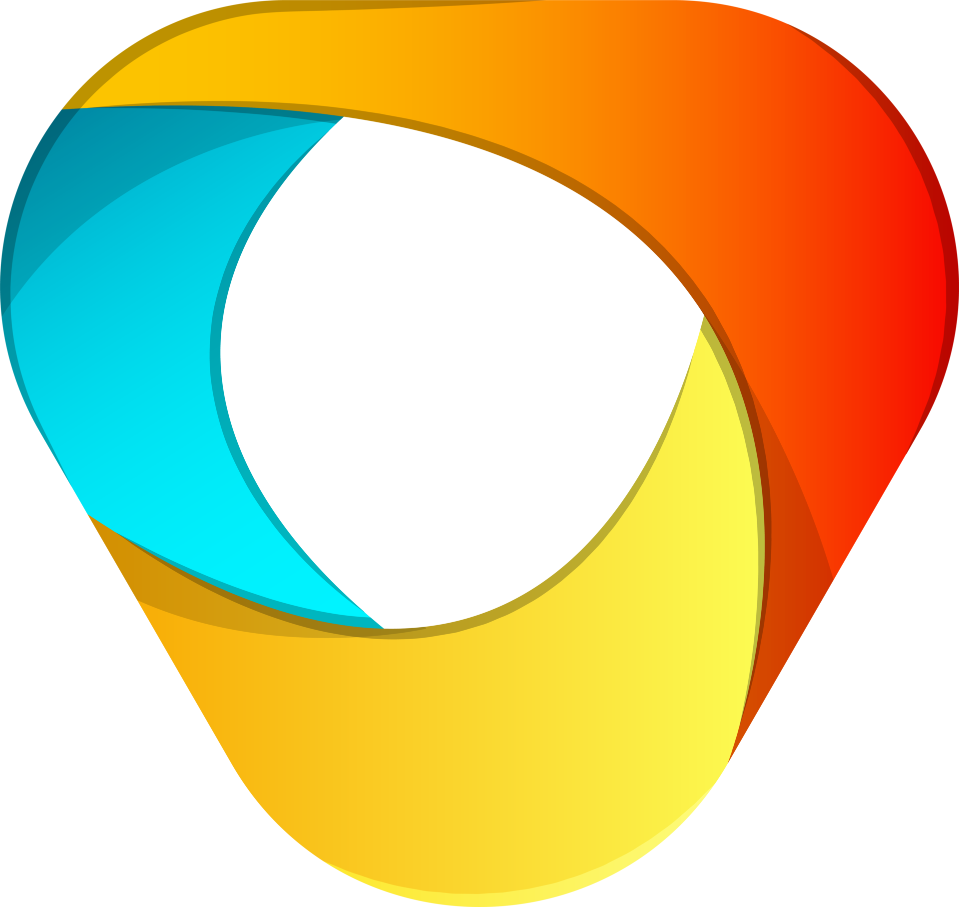 Abstract triangle and circle logo in trendy and minimal style 13775143 PNG