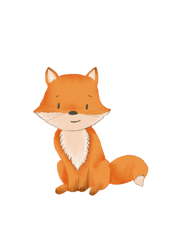 drawing of animal cartoon fox png