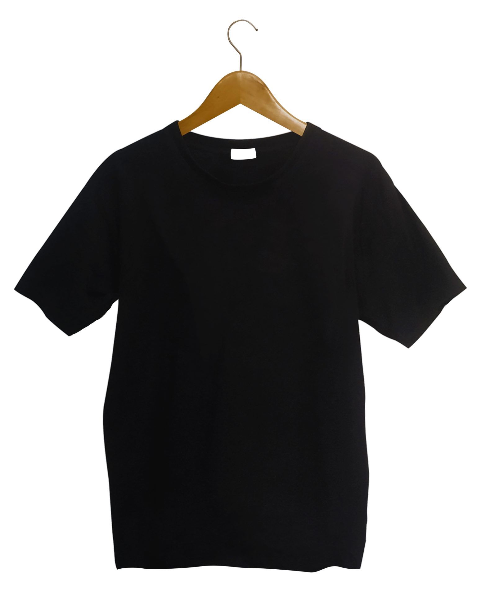 Black T Shirt On Hanger | tyello.com