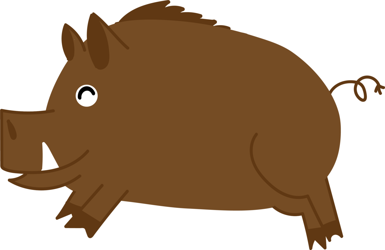 cute boar crop-out png