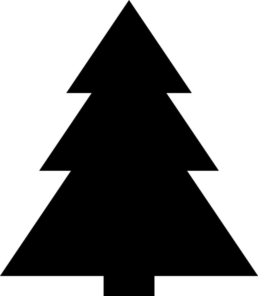 árbol de Navidad, icono de vector. vector