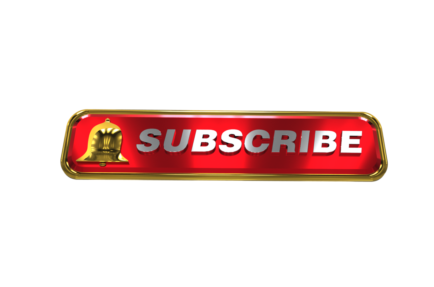 Subscribe button for social media. Subscribe to video channel, blog and newsletter. Red button with hand cursor and bell for subscription png