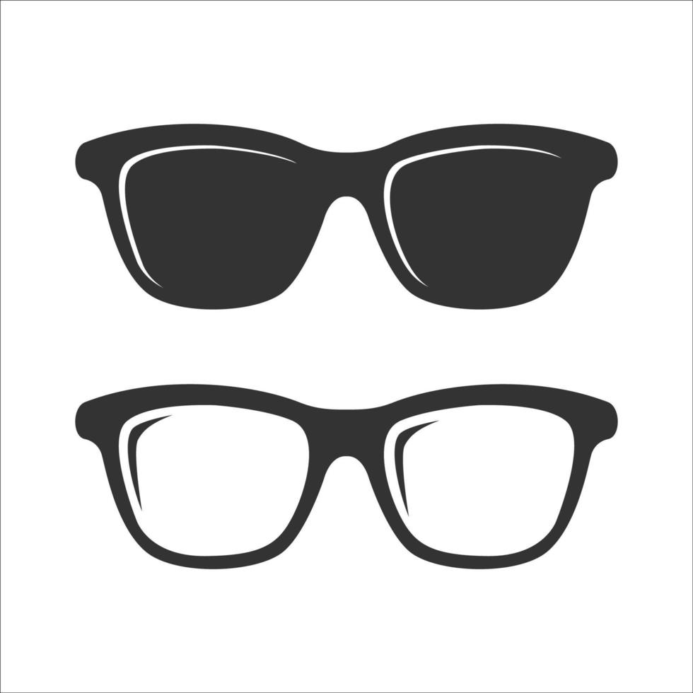 Sunglasses icon. Glasses vector. Sunglasses illustration. Glasses icon simple sign. vector