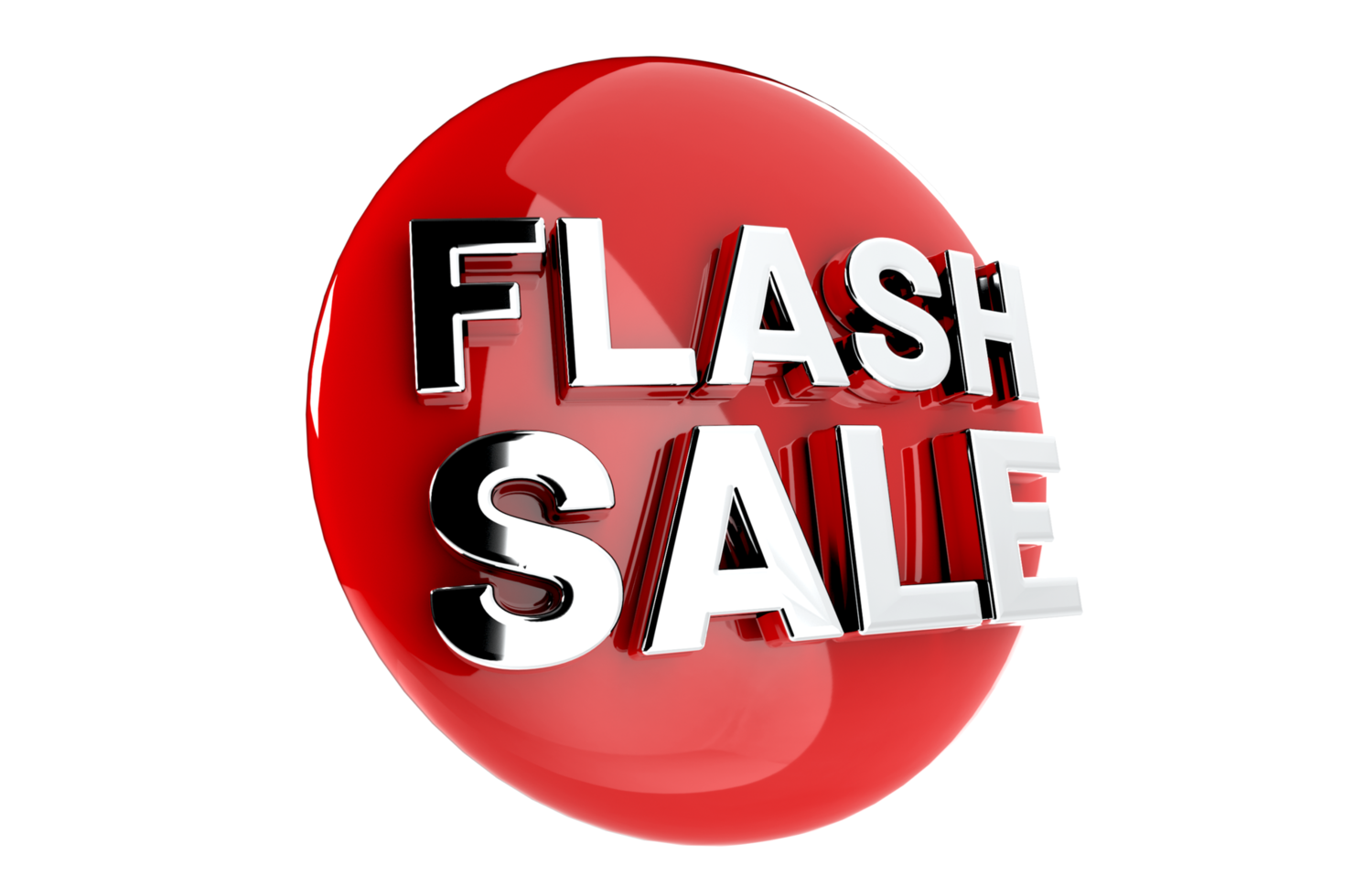 3D sale red banner template design for web or social media PNG Transparent