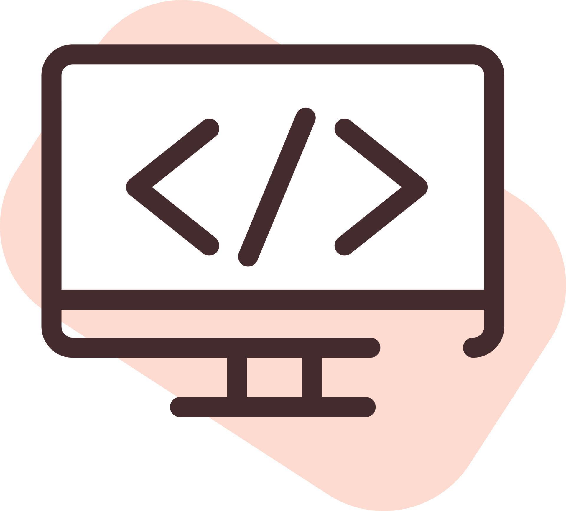 Computer coding, illustration, vector on a white background. 13776841 ...