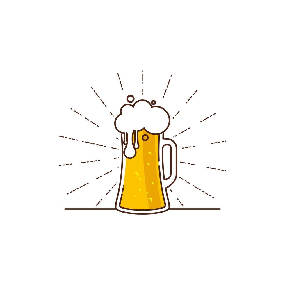 Beer craft vector illustration design