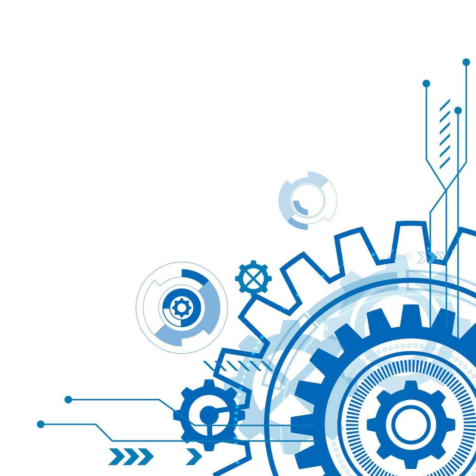 Gear Future vector icon illustration