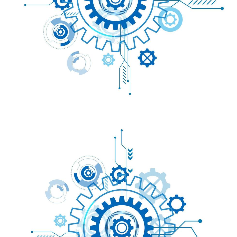 Gear Future vector icon illustration