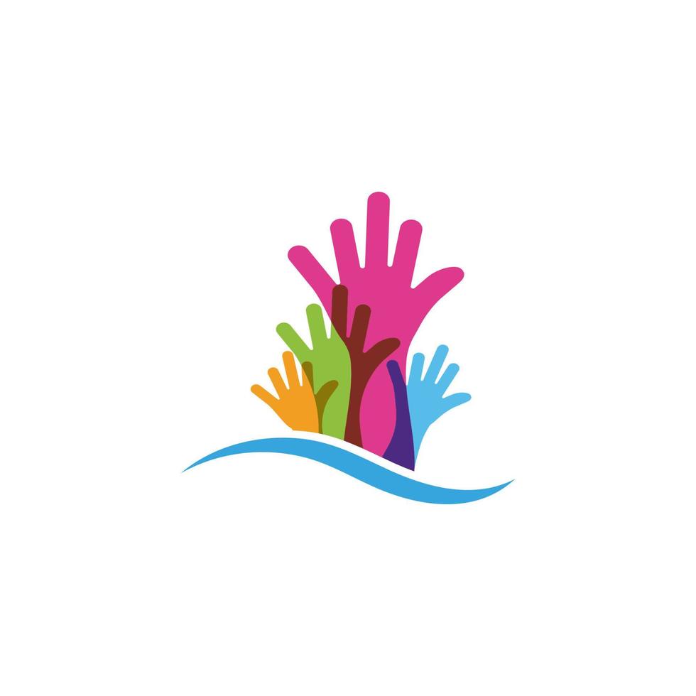 Hand Care icon Template vector