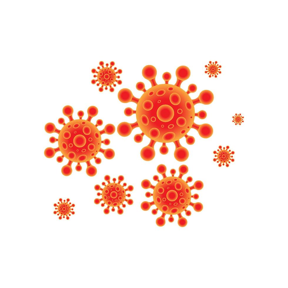 Virus corona vector illustration icon