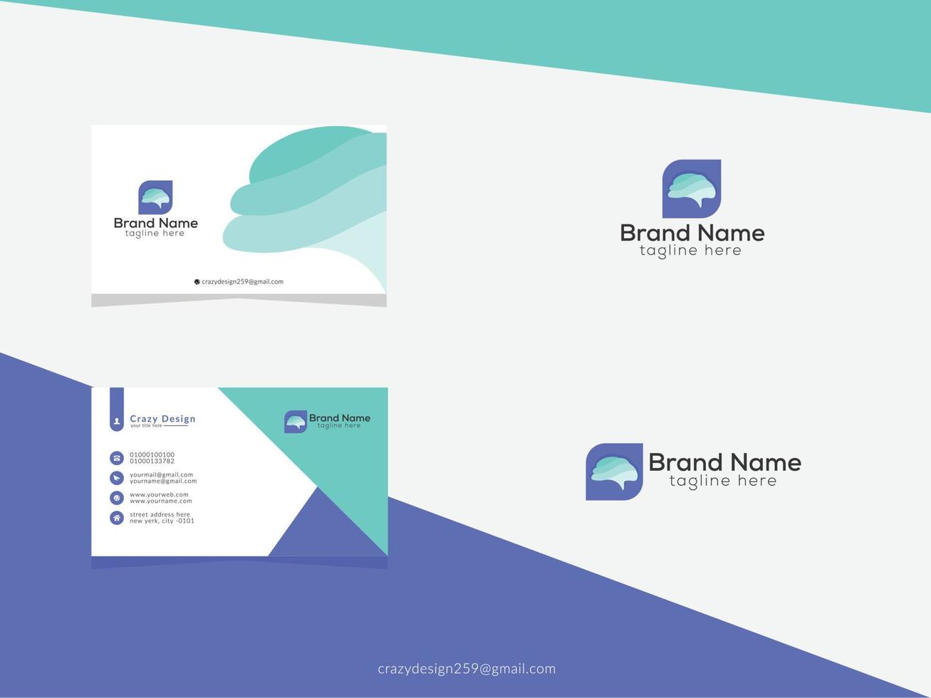 Brain logo design - Brand logo design vector