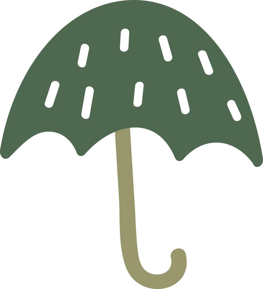 Protective umbrella, illustration, vector on a white background.