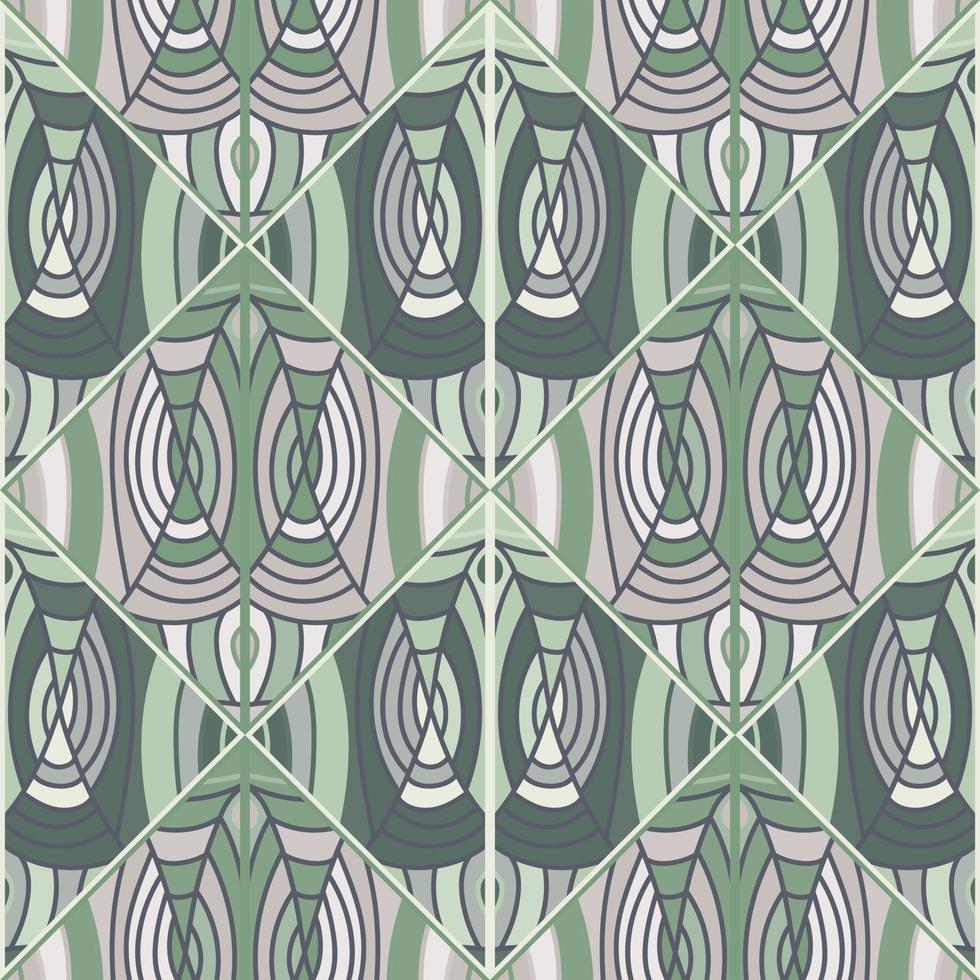 beautiful mosaic of lines seamless pattern in dodle style. Hand drawn abstract vintage ornament. vector