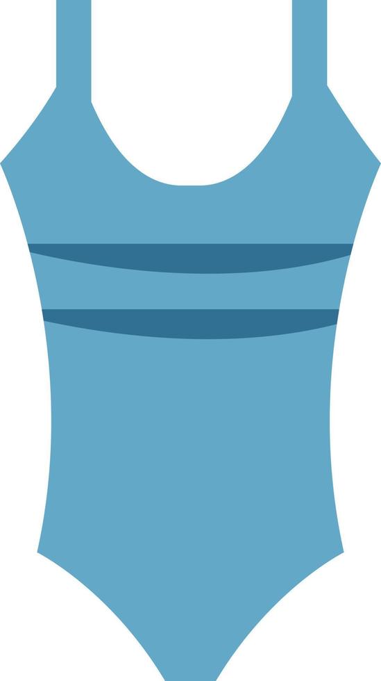 Girl swimming suit, illustration, vector, on a white background. vector
