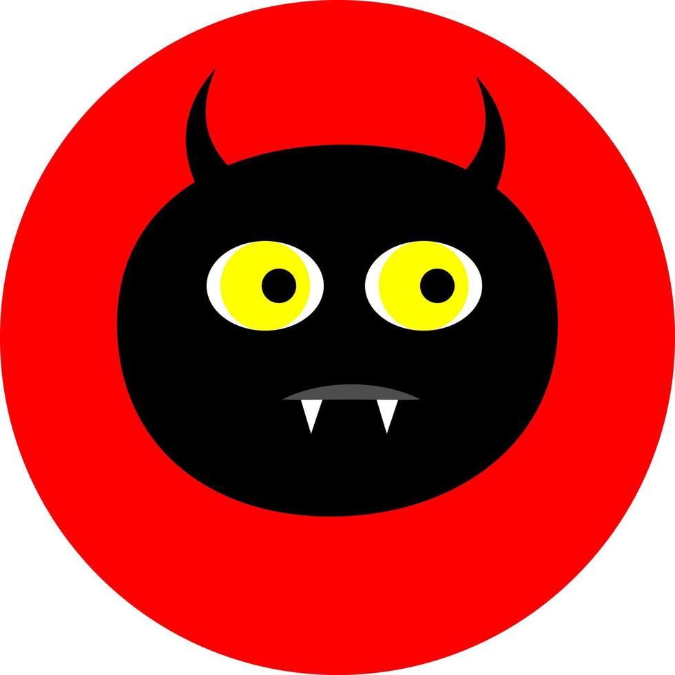 Halloween vampire, illustration, vector, on a white background. vector