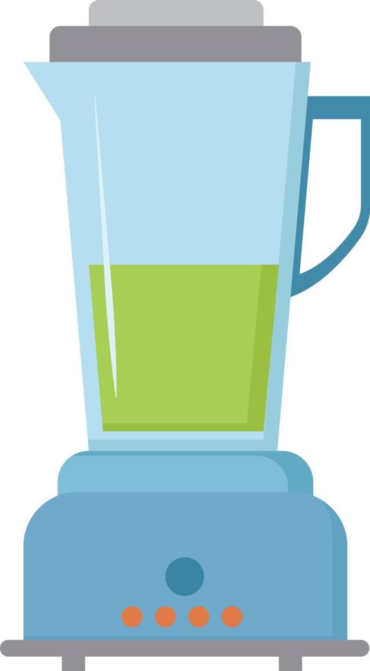 Juice blander, illustration, vector on white background.