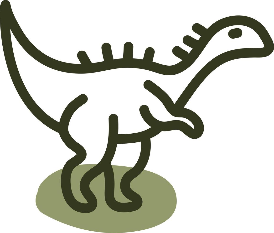 Velociraptor dinosaur, illustration, vector on a white background.
