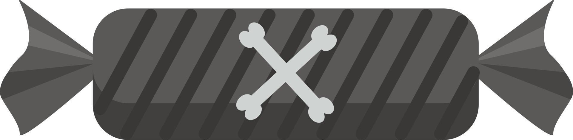 Halloween candy, illustration, vector on white background.