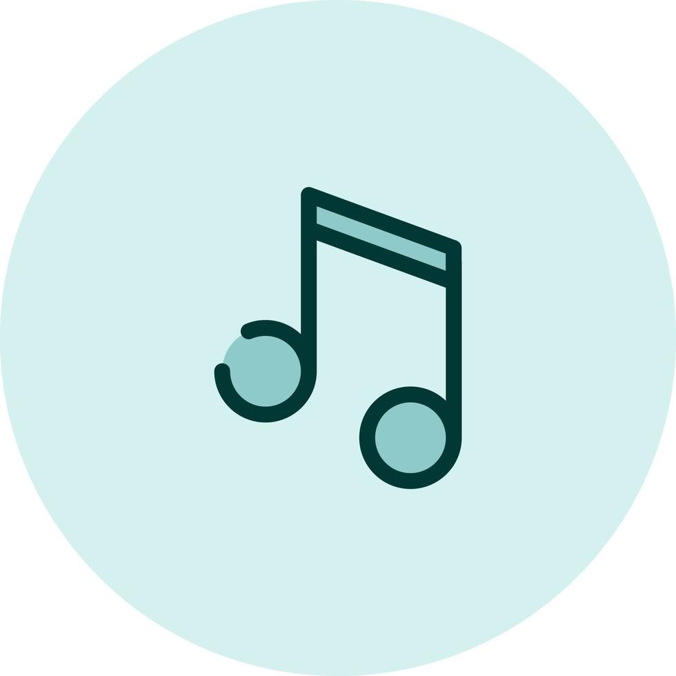 Music icon, illustration, vector on a white background.