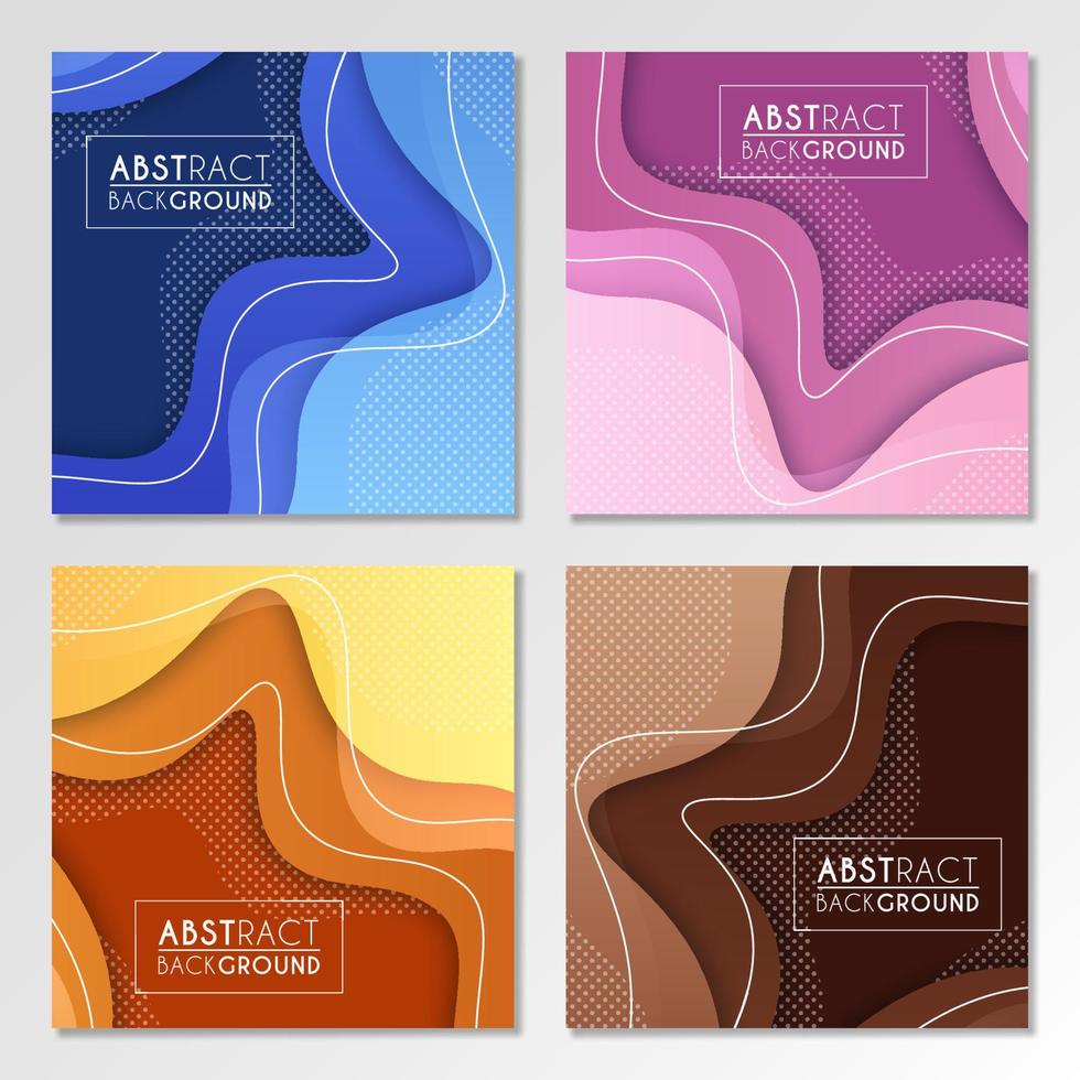 Colorful liquid and geometric background with fluid gradient shapes vector