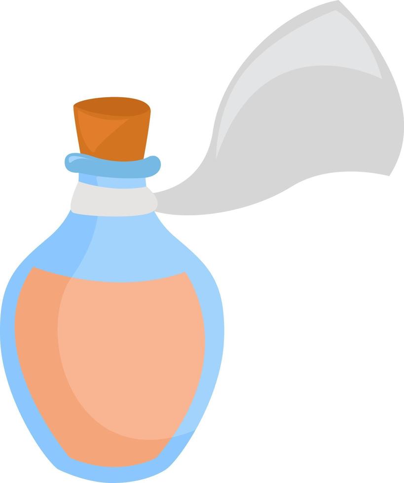 Bottle of medicine, illustration, vector on white background