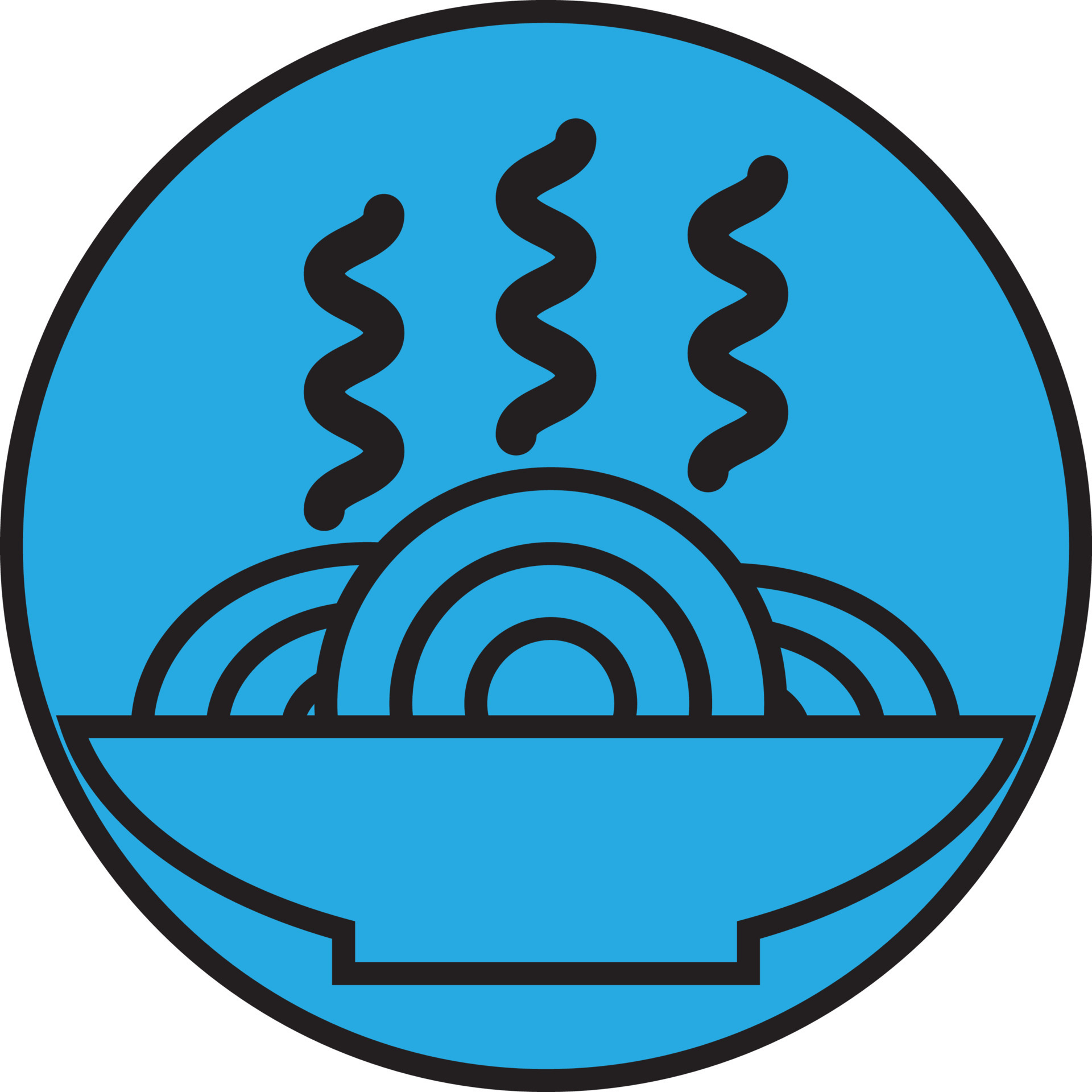 Hot dish, illustration, vector on a white background. 13781663 Vector