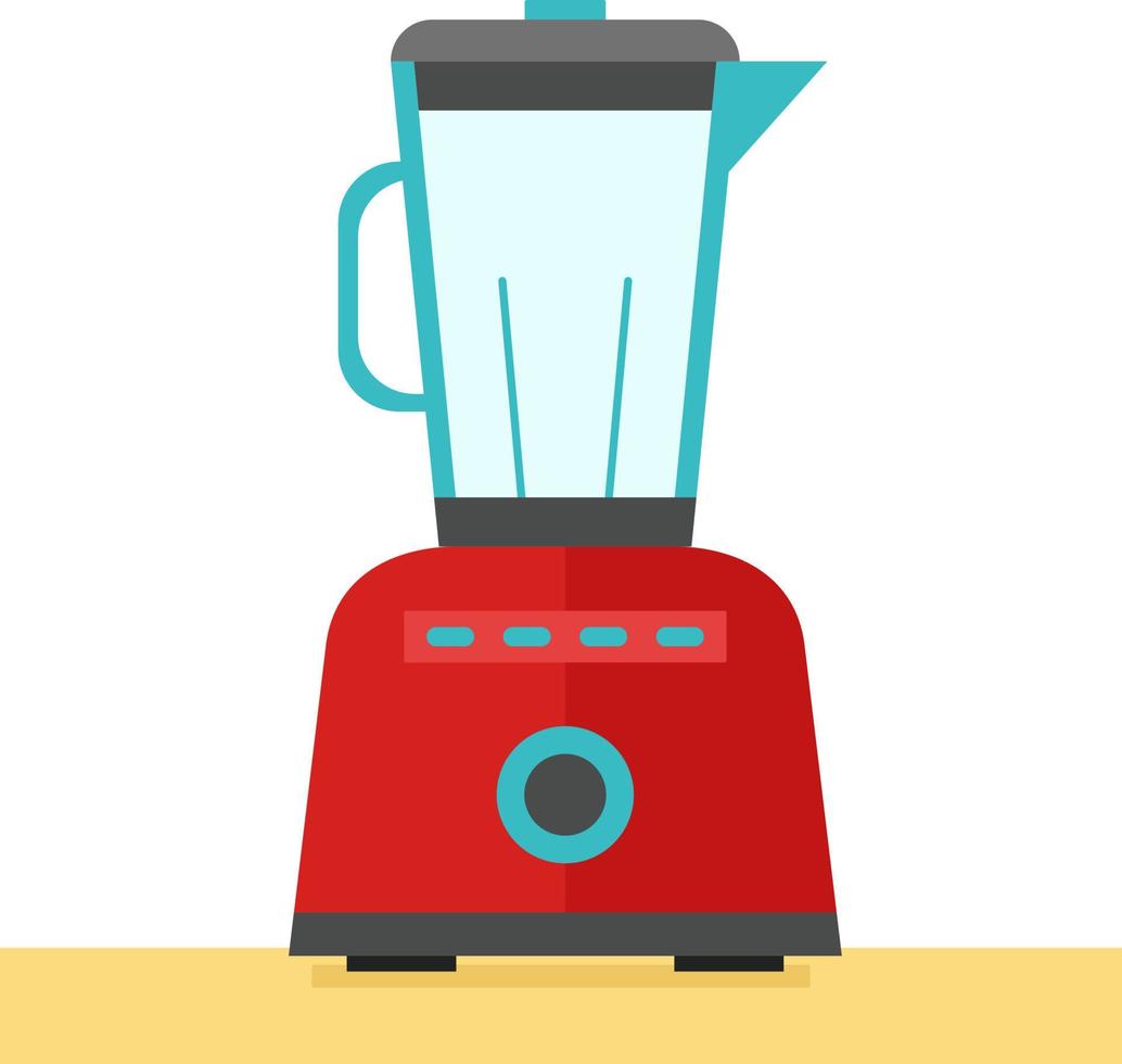 Red blender, illustration, vector on white background.