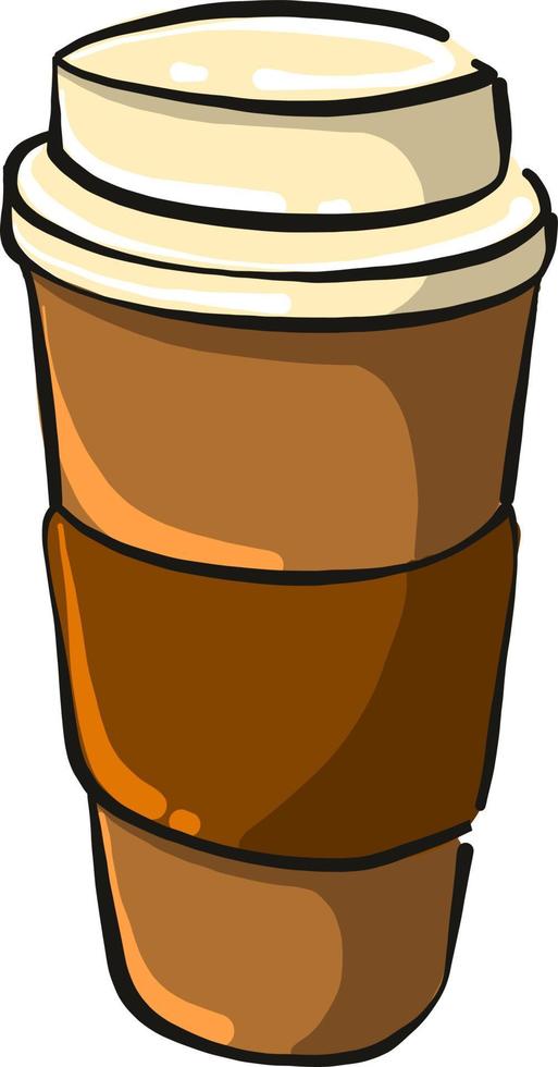 Eco cup ,illustration,vector on white background vector