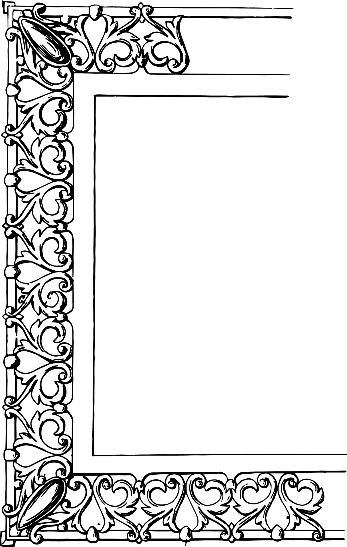 Small Frame for Table Top a small type design featuring shape vintage