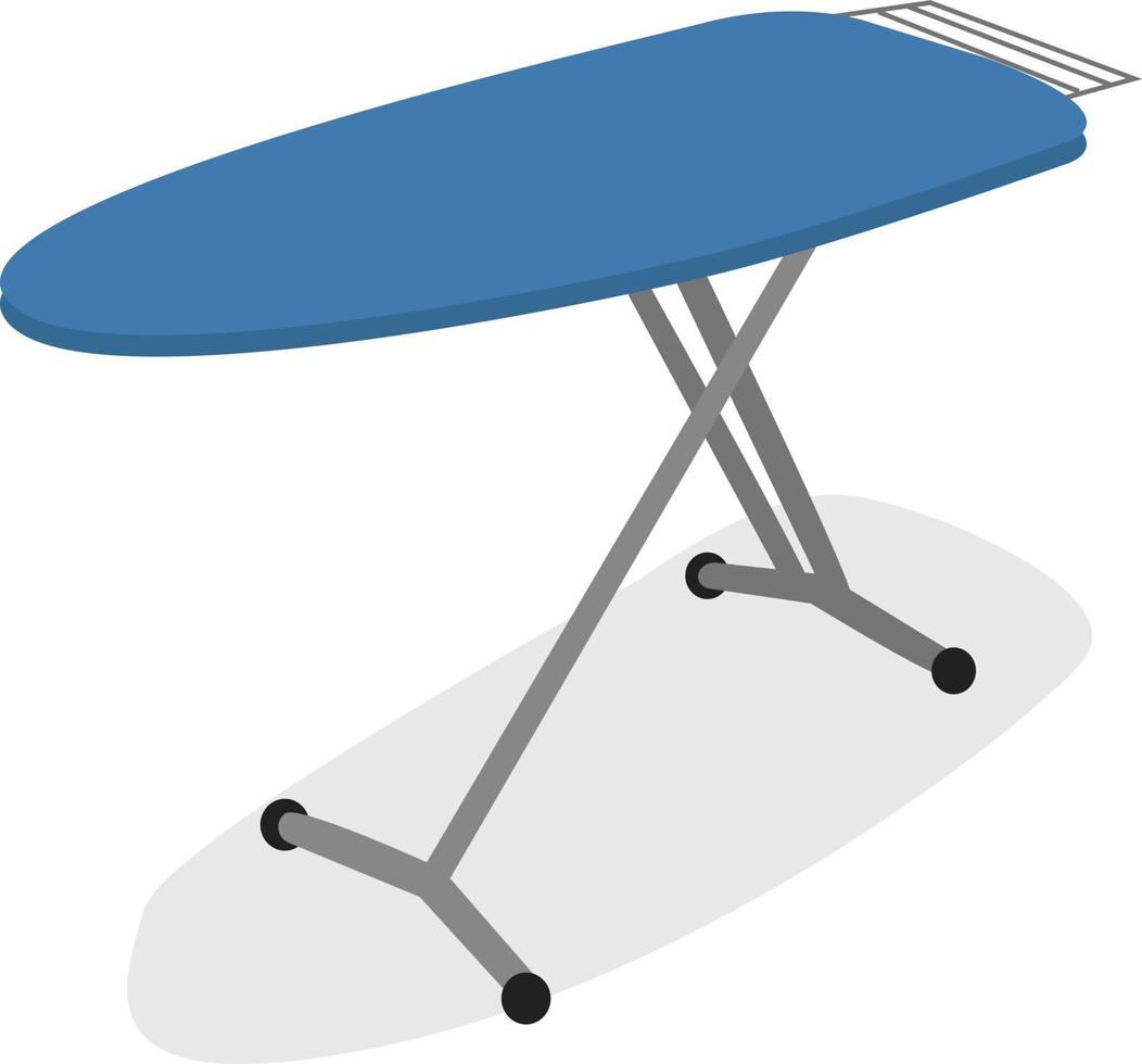tabla de planchar, ilustración, vector sobre fondo blanco