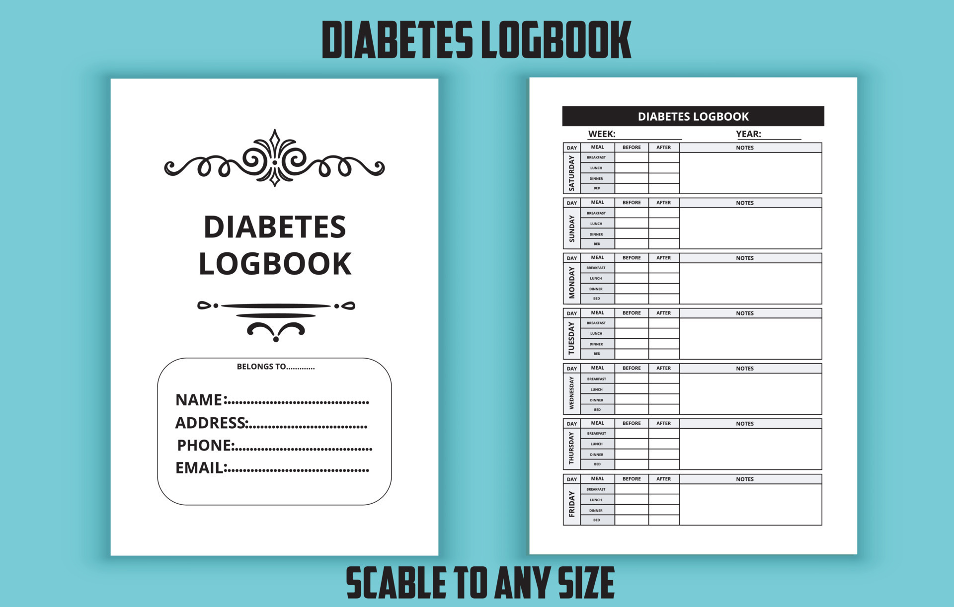 Diabetes Logbook Editable Template 13782985 Vector Art At Vecteezy Diabetes Logbook Editable Template 13782985 Vector Art At Vecteezy