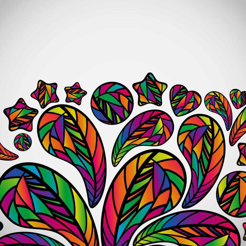 fondo abstracto con elementos de diseño colorido. vector