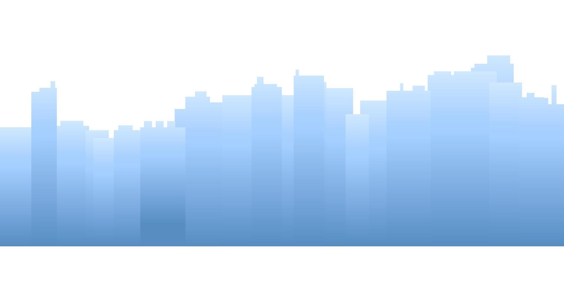 Silhouettes of the City. vector