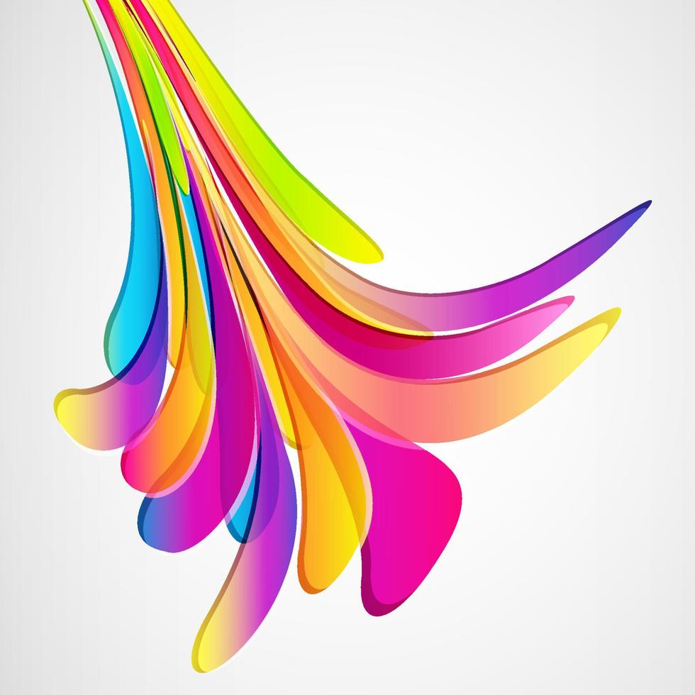 Splash. Multicolor abstract bright background. Elements for design. Eps10. vector