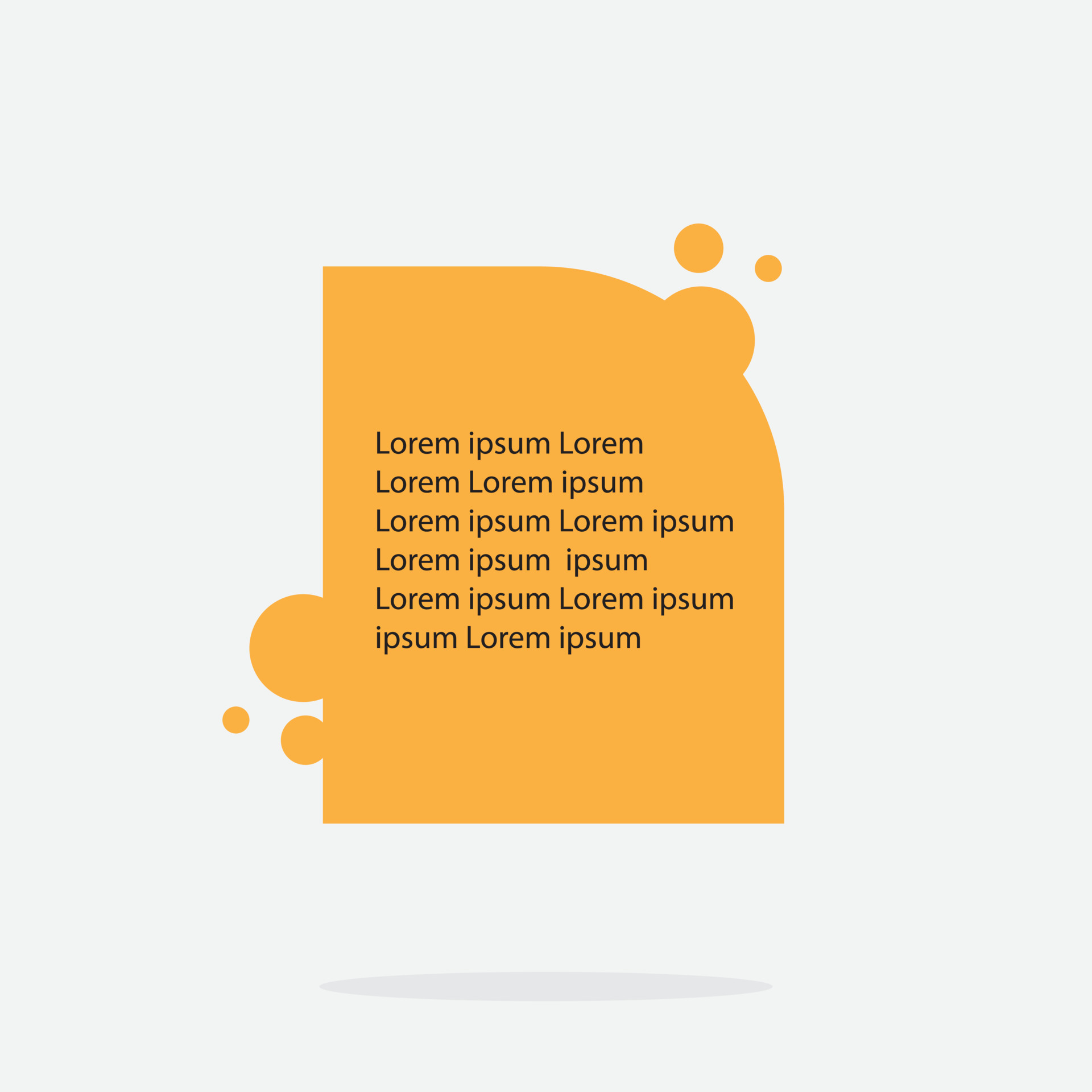 Text box design with simple style and elegant 13783393 Vector Art at