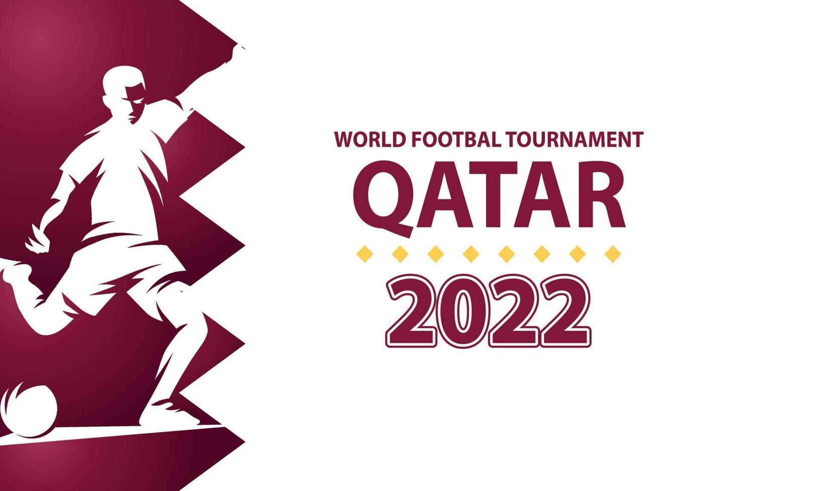 qatar 2022 copa del mundo ilustración vectorial vector