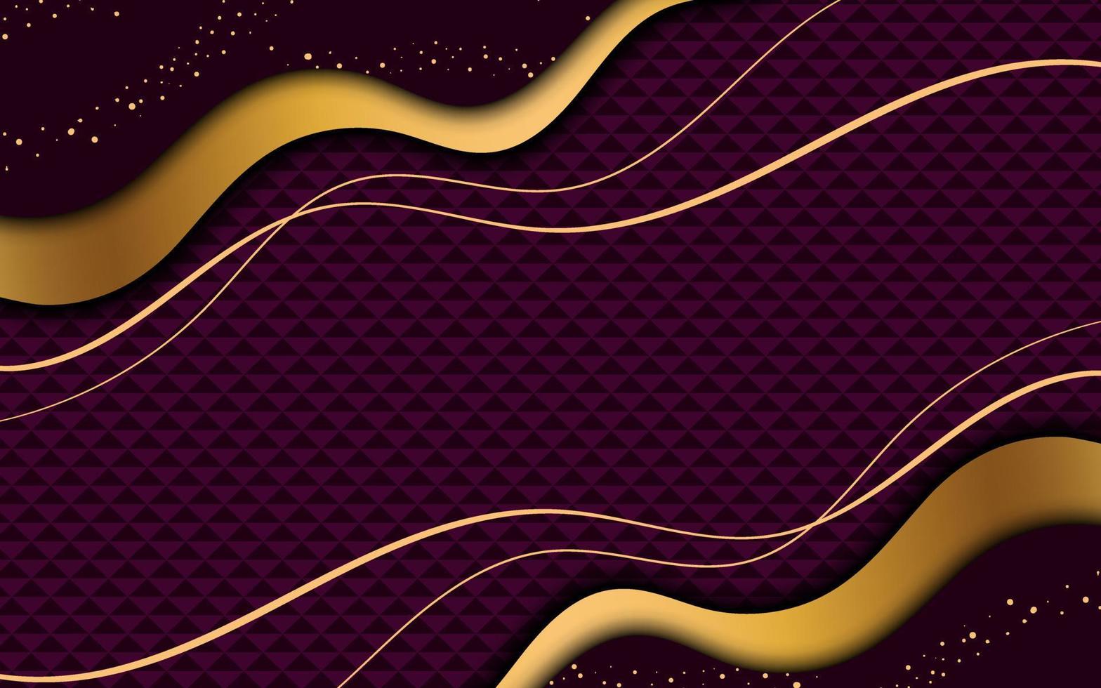 Realistic abstract wave luxury background vector