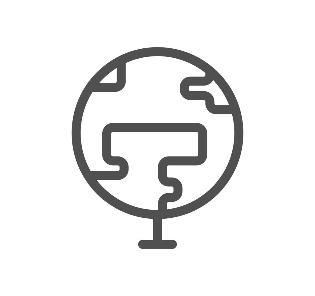 Public transport icon outline and linear vector. vector