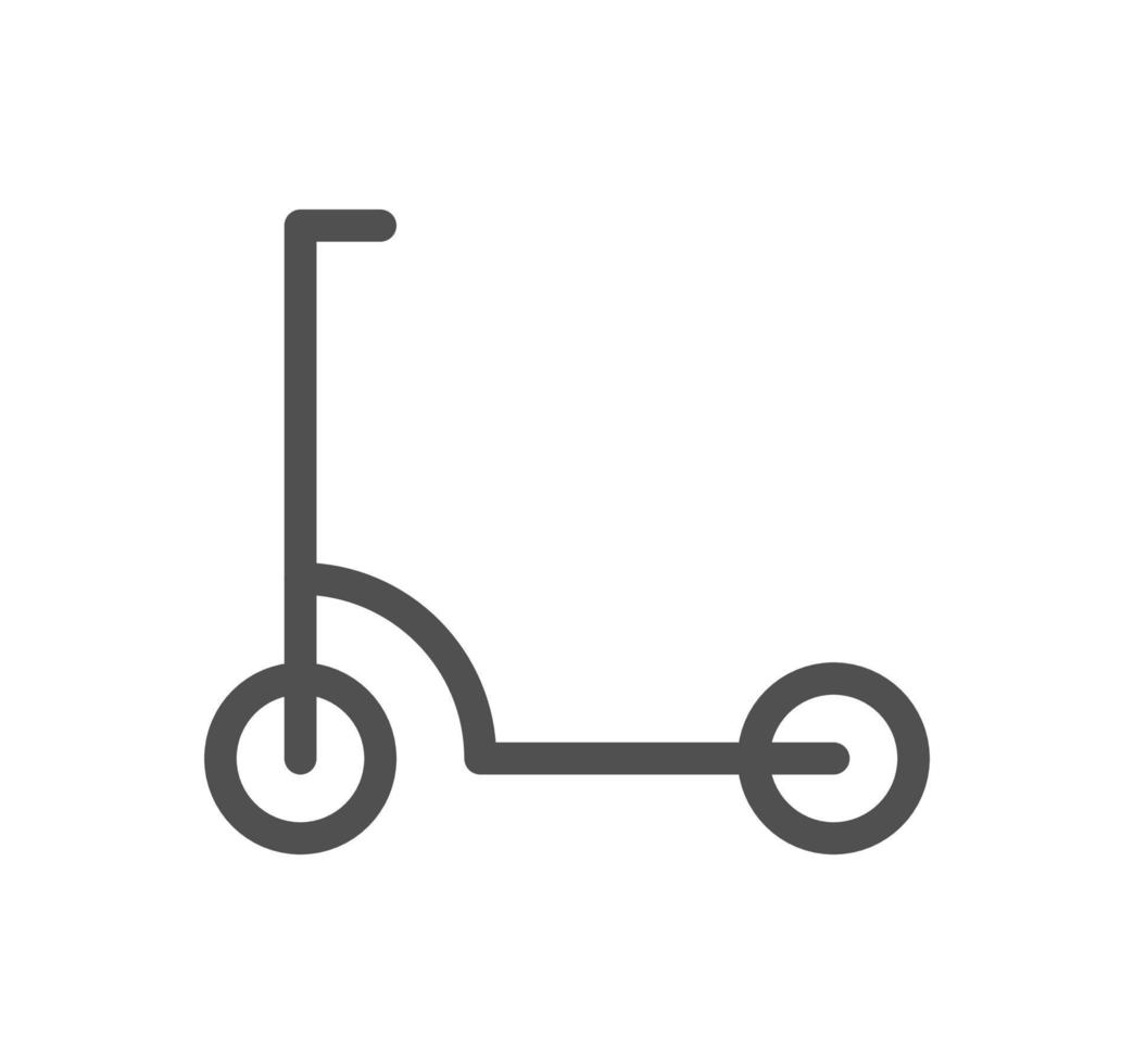 Public transport icon outline and linear vector. vector