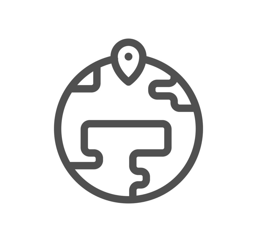 Public transport icon outline and linear vector. vector