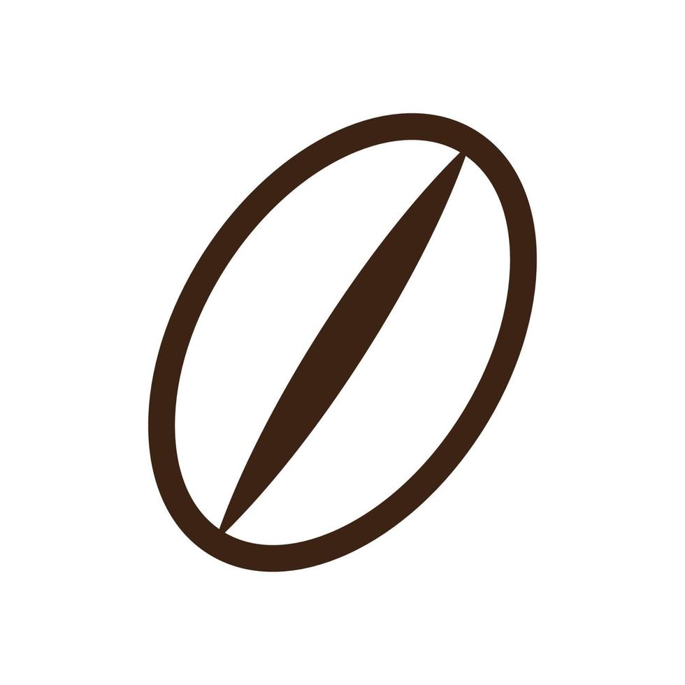 logotipo de grano de café vector