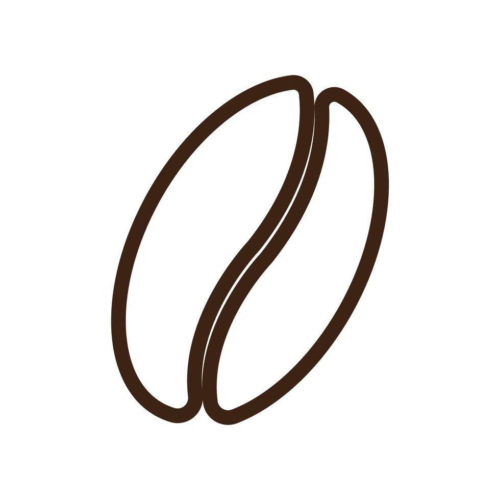 coffee bean logo vector